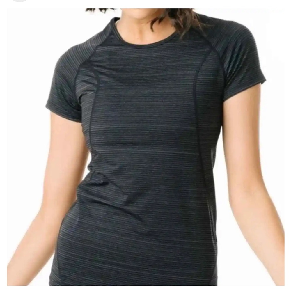 Zyia Active - Charcoal Competition Short Sleeve T - size XL - Brand New